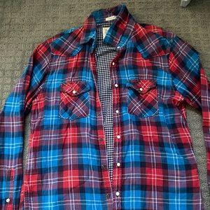 American eagle plaid shirt